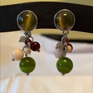 Talbots Dangle Stud Earrings NWOT